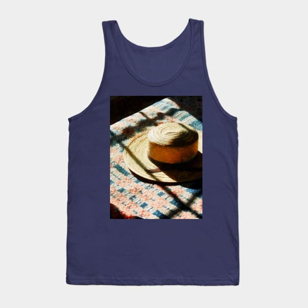 Fashion - Hat on Bed Tank Top by SusanSavad